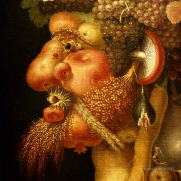  Fruits Art - fruits man Giuseppe Arcimboldo Nature morte classique